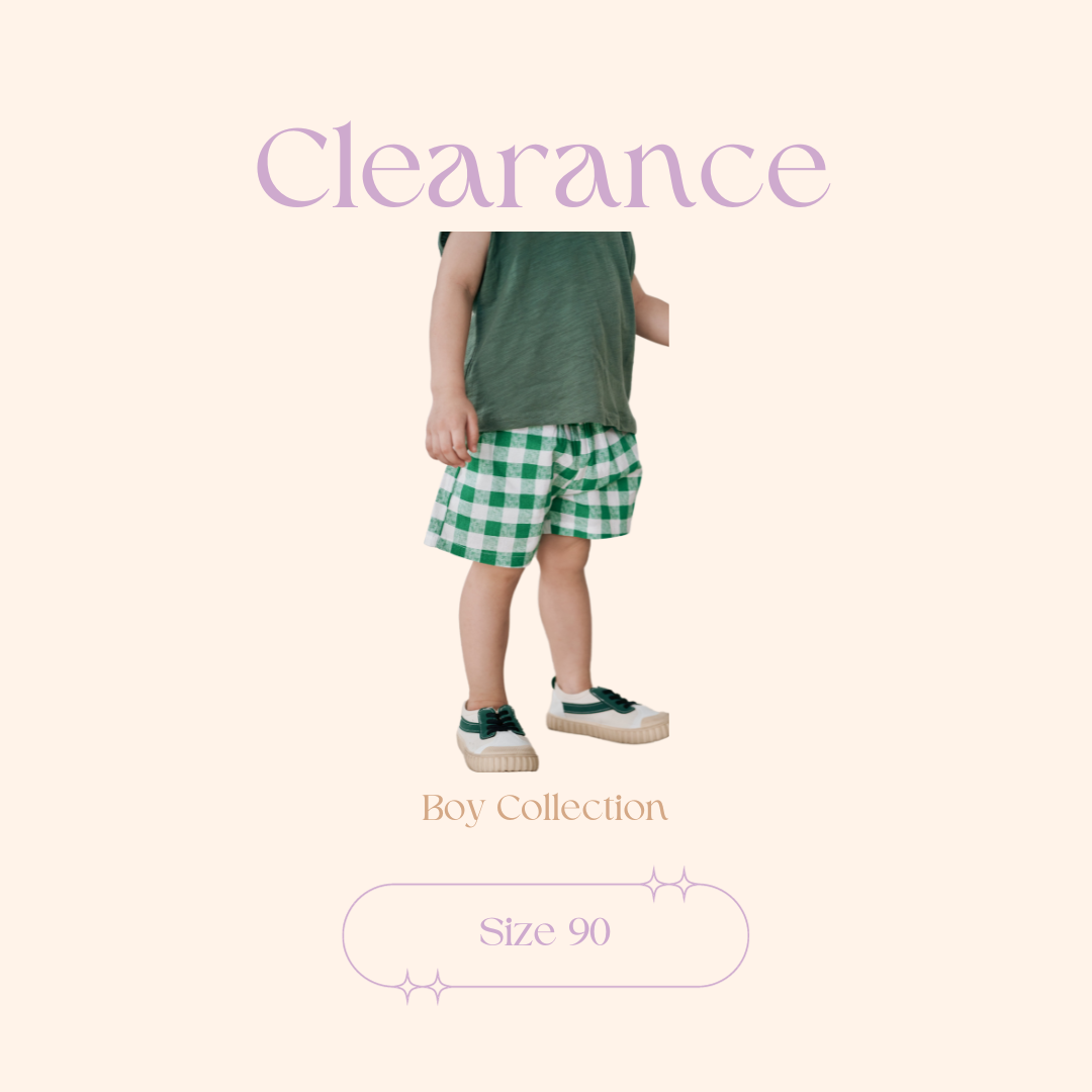 Vintage Green Plaid Shorts (size 90) – Hemito