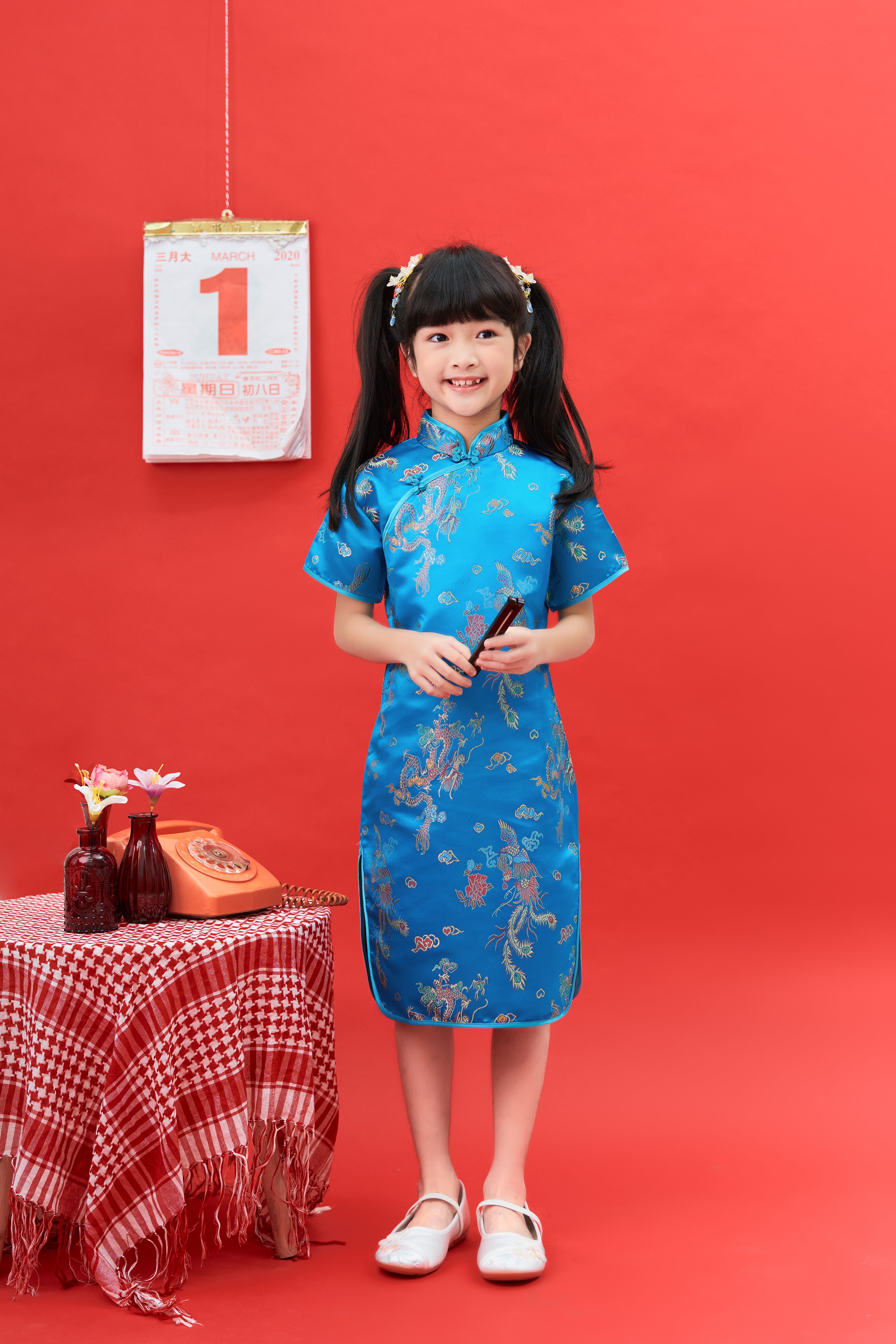 The Cheongsam Edit - Classic Top in Mint Silk