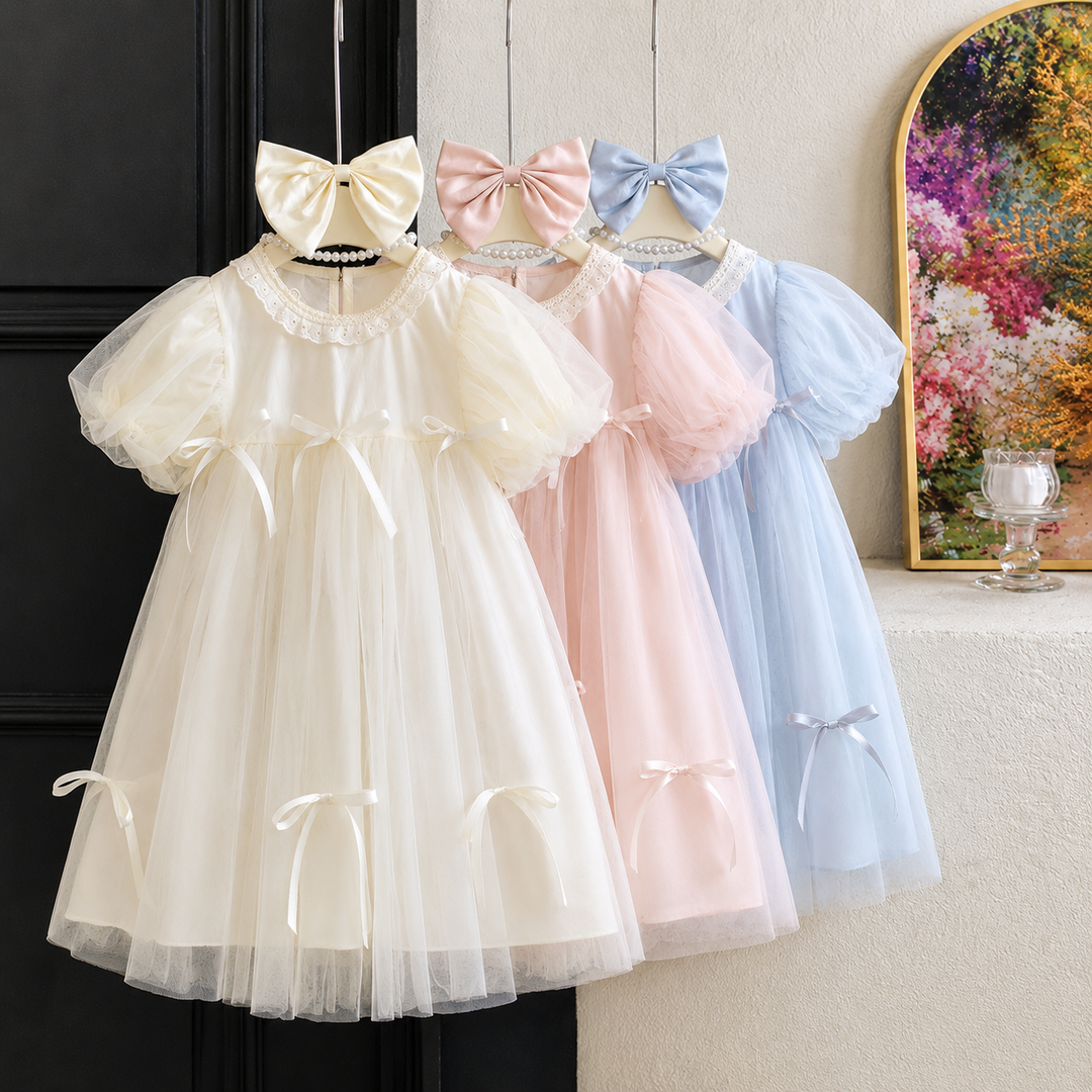 Amelie Ribbon Tulle Dress – Hemito
