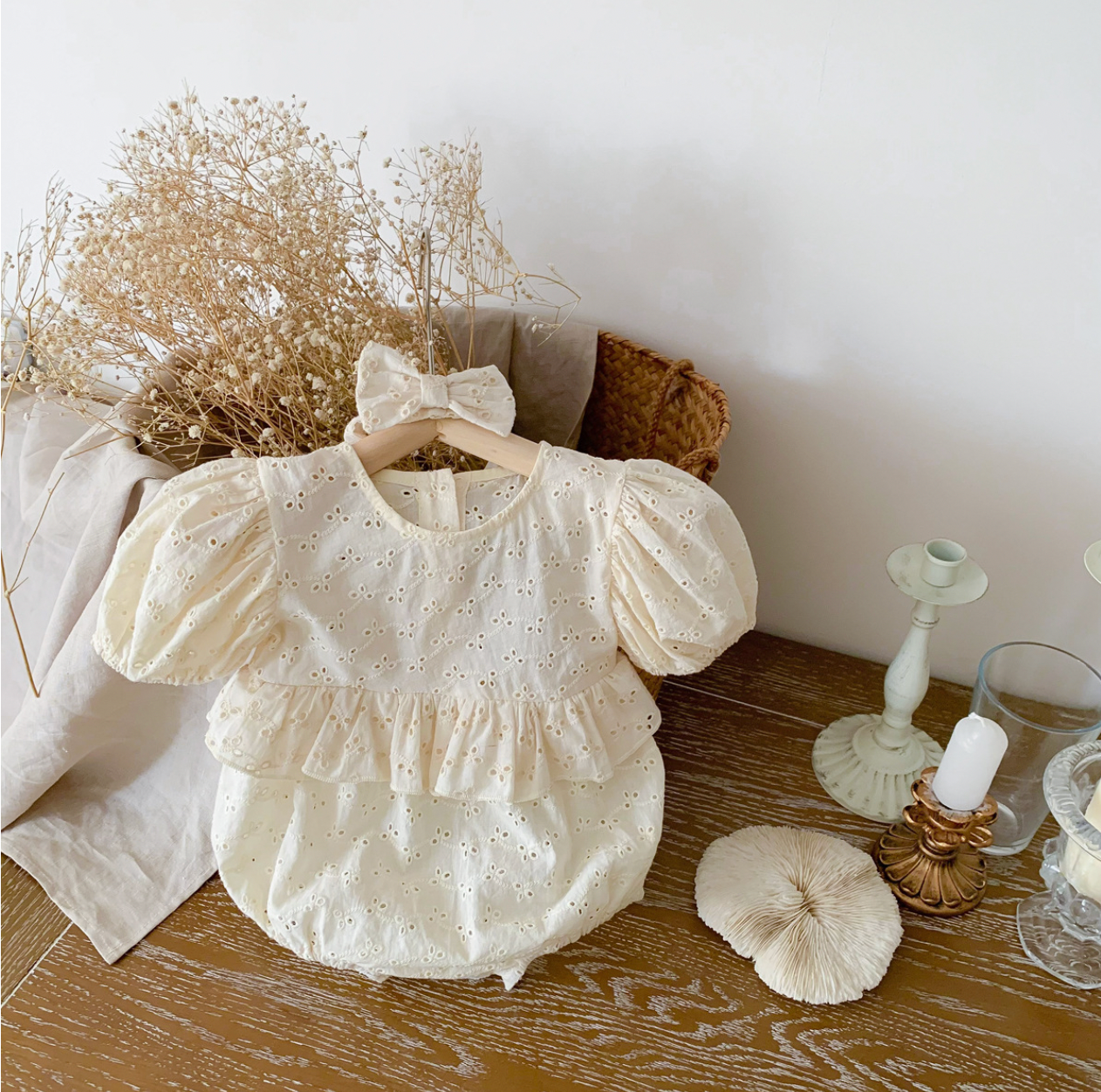 Lace Ruffled Romper Lace Ruffle Romper – Hemito